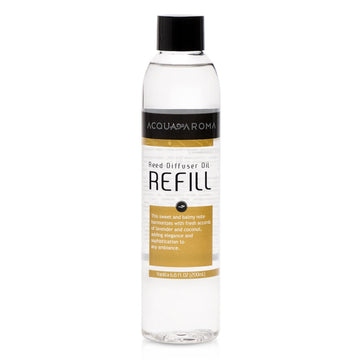 Vanilla Reed Diffuser Oil Refill 6.8 FL OZ (200ml) Contains Essencial Oils Handcrafted Made in Brazil