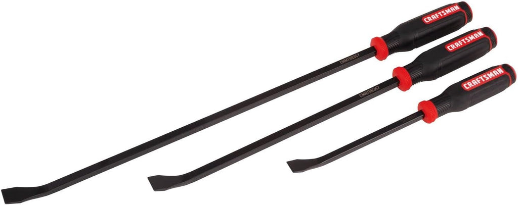 Utility Pry Bar Set, 3 Piece, Includes 12”, 18” & 24” (CMMT98347)