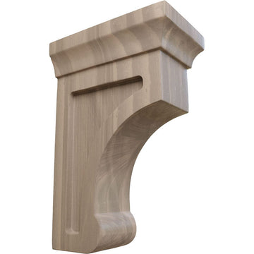 Small Gomez Wood Wood Brackets, 2 1/2"W x 4"D x 6"H , Walnut