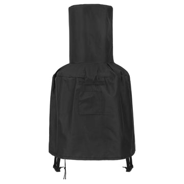Chiminea Cover Outdoor Waterproof Chiminea Fire Pit Cover, Black