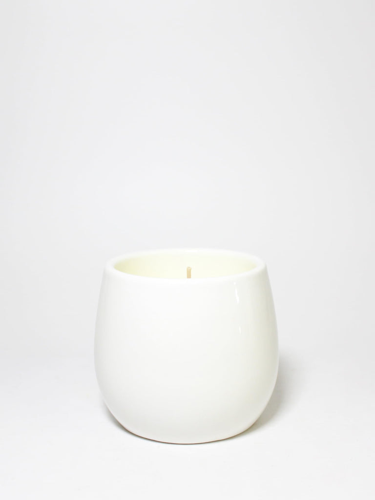 Scented Candle - Sage & Sea Salt - Ceramic Novelty Mushroom Candle - 100% Cotton Lead-Free Wick - Luxury Air