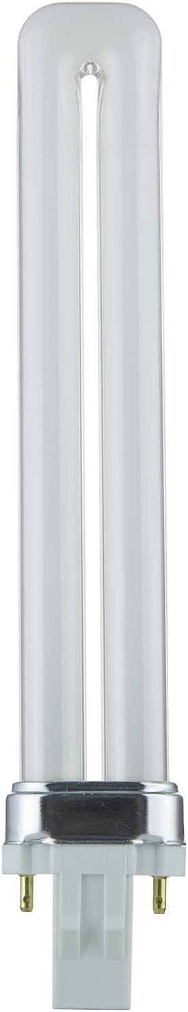 Compact Fluorescent Plug-in 2-Pin Light Bulb, 6500K Color