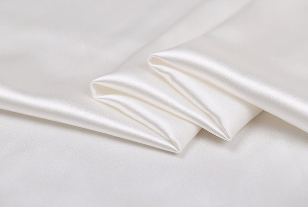 100% Pure Mulberry Silk Charmuse Solid Dyed Fabric Multicolor for Bedding Dress Sold by Yard or by Half a Yard (Sold