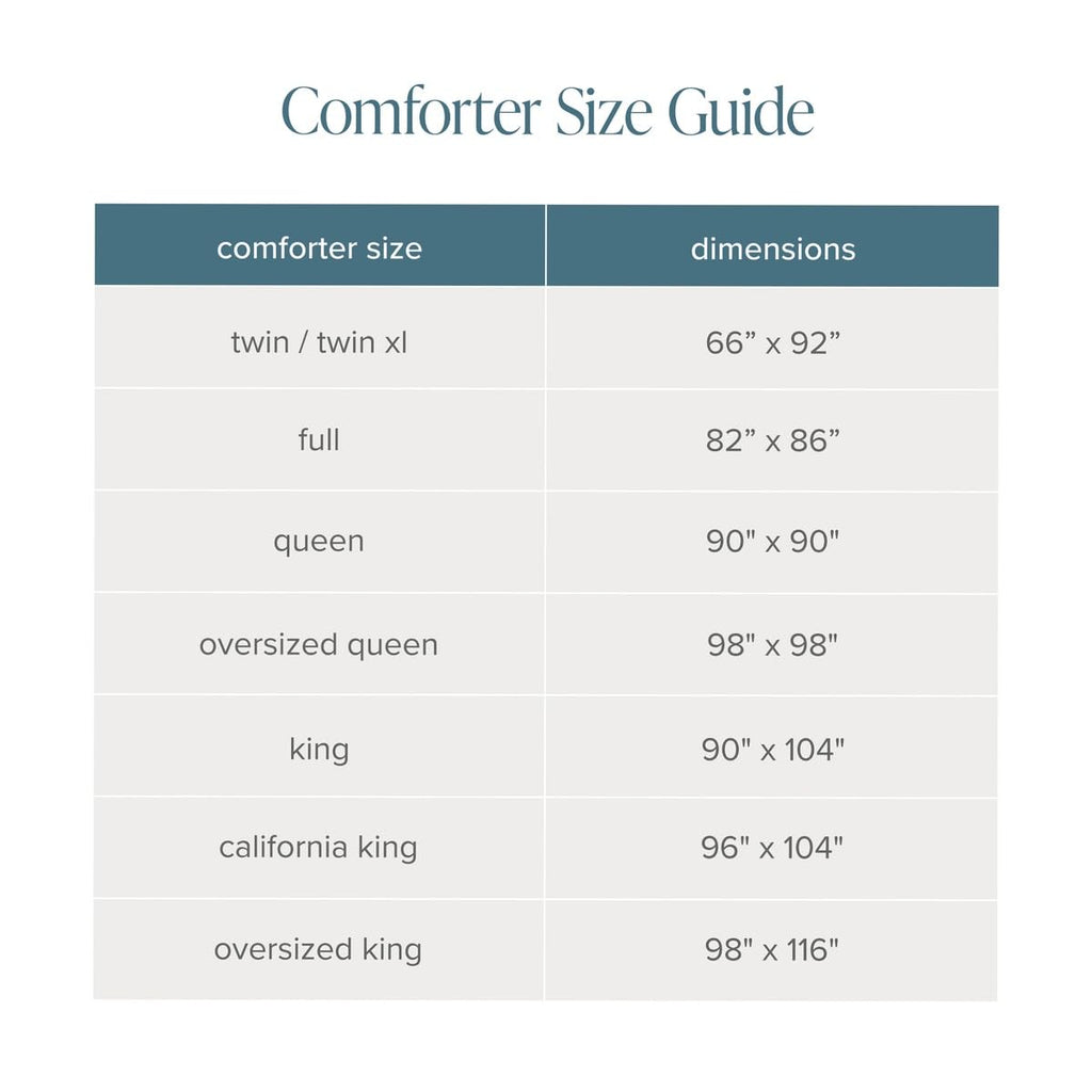 Comforter Set - Extra Long - Ultra-Soft - Goose Down Alternative - Premium 1800 Series - All Season Warmth