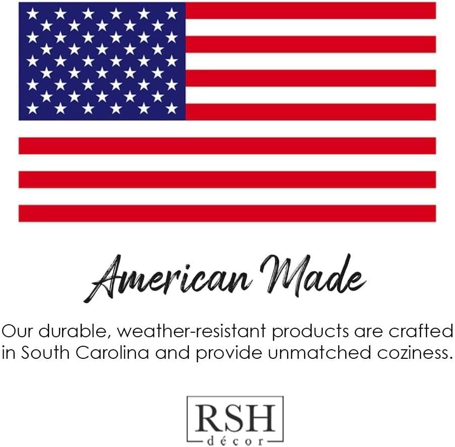 Foam Adirondack Chair Cushion | 48" x 20" x 2" | All-Weather Spun Fabric | Water and Fade-Resistant | Outdoor Cushion