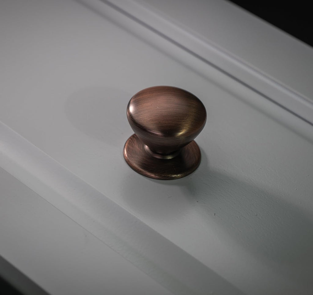 2-Pack ORB 1.6" Large Bi-fold Closet Door Dummy Knobs Wide Base