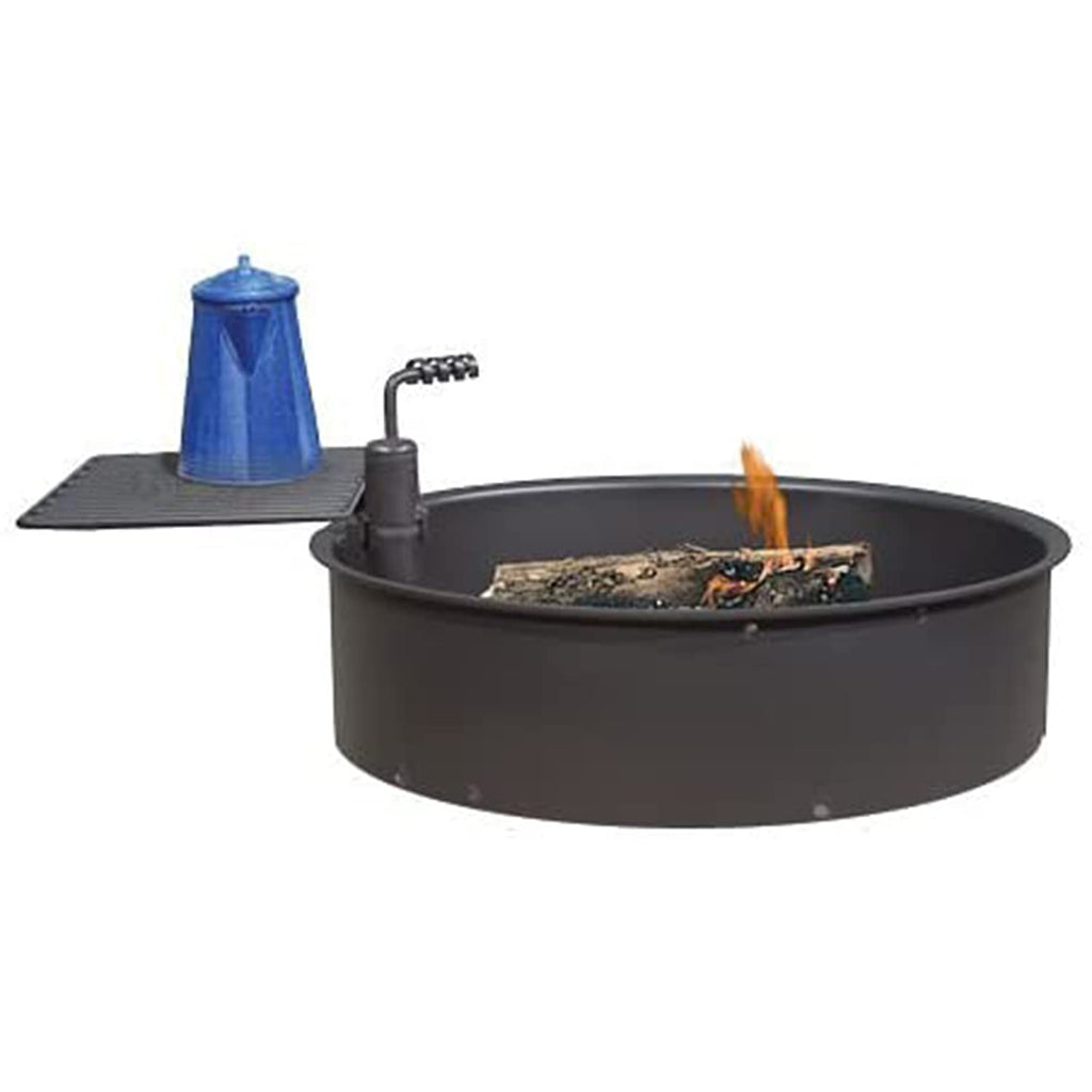 Fire Pit Ring & Grate - Heavy Duty - 30 in, 3-Pack - Alloy Steel