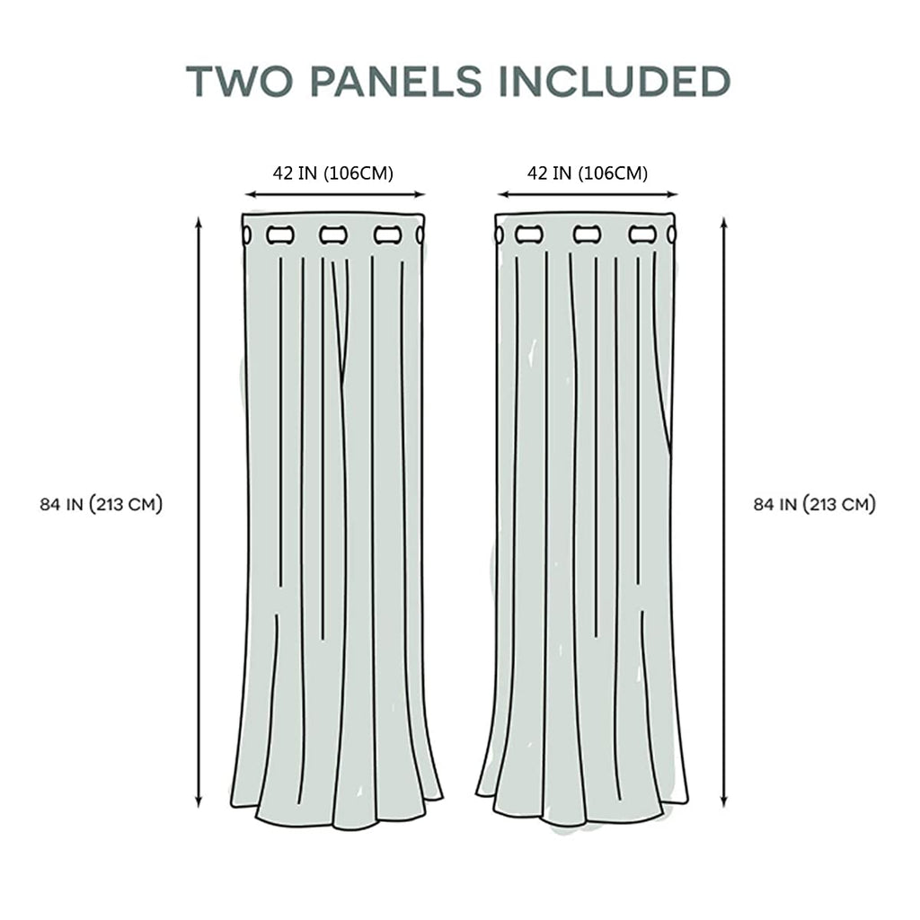 Nordic Vikings Curtains, Tree of Life Curtains, 42x84inches, 2 Panels