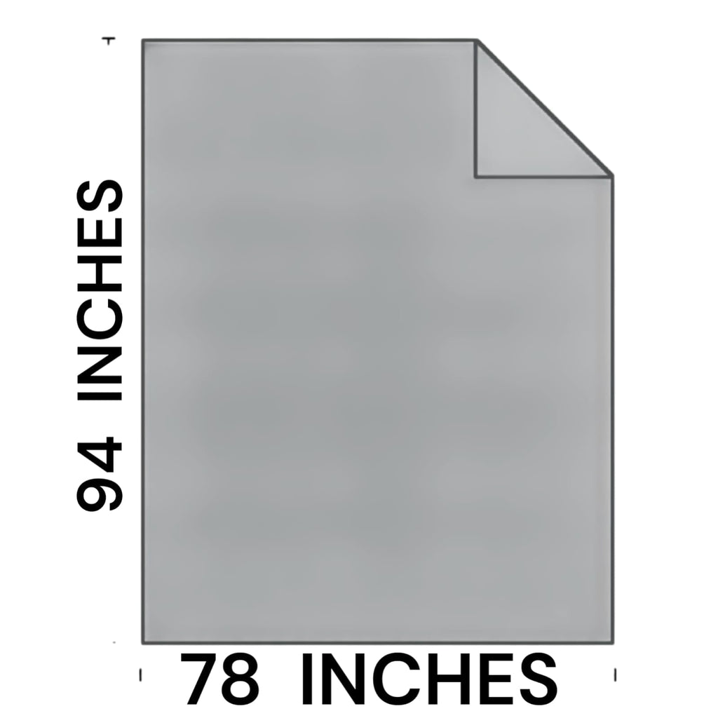 Wool Blanket, Queen Size 94 x 78, Reversible 2 in 1, Thick and Ultra Soft, Hypoallergenic, Non-Itchy, Handmade in