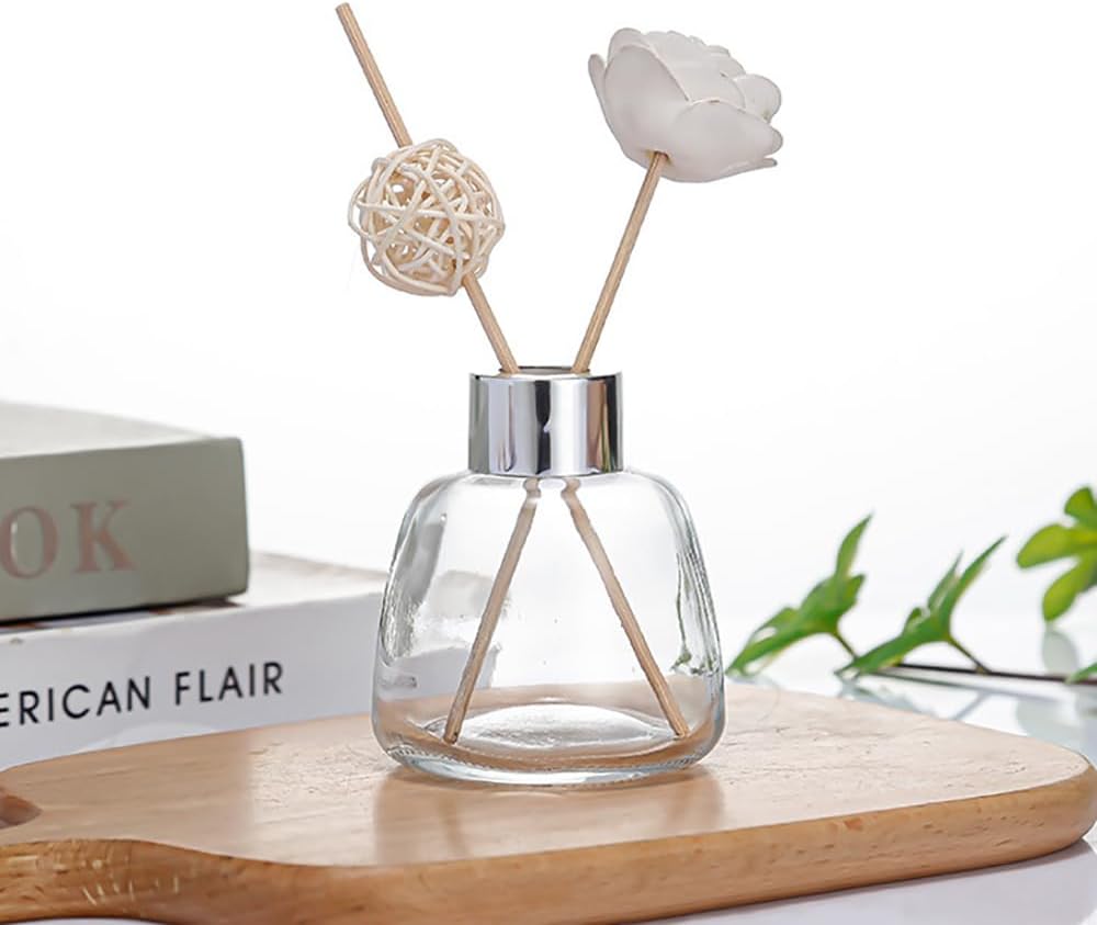 Reed Diffuser Bottle with Reeds Sticks, 3.52 oz - Set of 4
