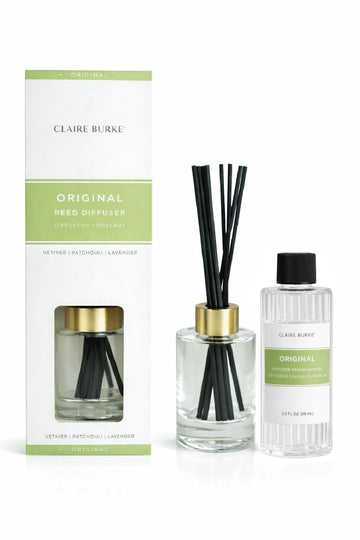 Reed Diffuser Set, Original, Oil and 8 Reed Sticks, 3 fl oz