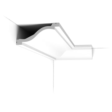 High Density Polyurethane Crown Moulding | Primed White | 5-3/4in Face x 78in Long | Pack of 3
