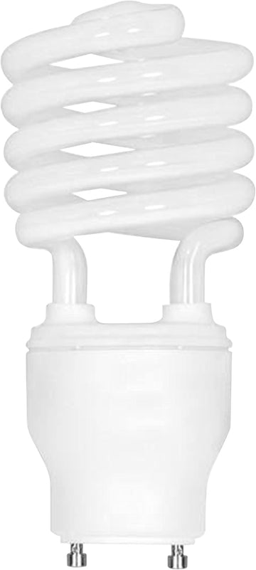 CRI 82 Mini Spiral Compact Fluorescent Light Bulbs with GU24 Base - 120V Two Pin Fluorescent Bulbs with 23 W - 2700