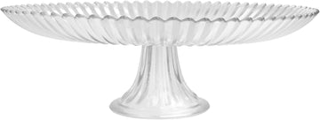 Archie Serveware, Large Cake Stand, 13", Clear