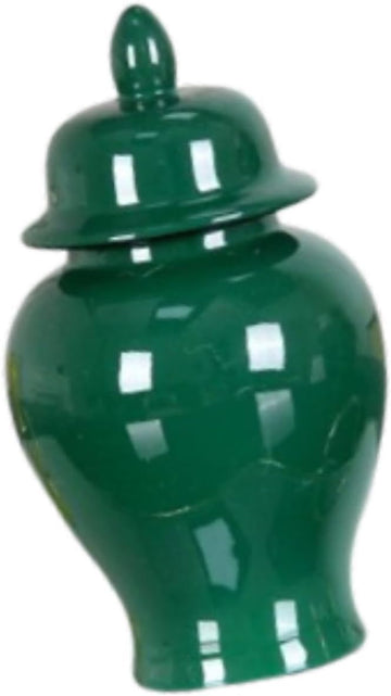 Porcelain Ginger Jar Storage Tank Ceramic Vase for Arrangement Collection