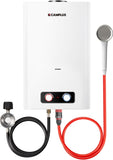 Tankless Water Heater, 5.28 GPM Propane Water Heater Camping, Outdoor for Cabin, Off-grid, Tiny House & Mobile Home