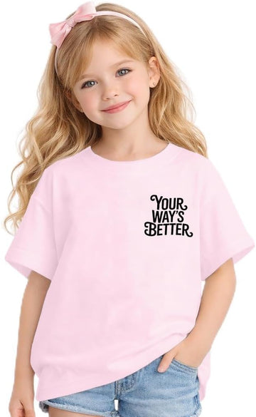 Christian Shirts for Girls Jesus Religious Faith Tops