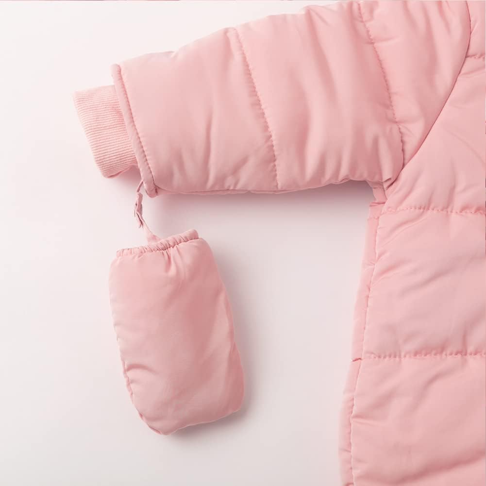 Unisex Baby Footed Winter Snowsuit