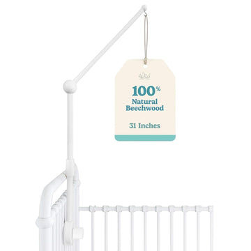 Baby Crib Mobile Arm, Baby Mobile Hanger, 31, White