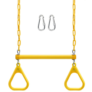 17" Trapeze Swing Bar Rings, Heavy Duty