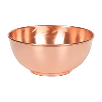 8 Inch Pure Copper Bowl, 99.99% Copper Bowl for Family Friends, Copper Mixing Bowl for Salad, Decorative and Kitchen