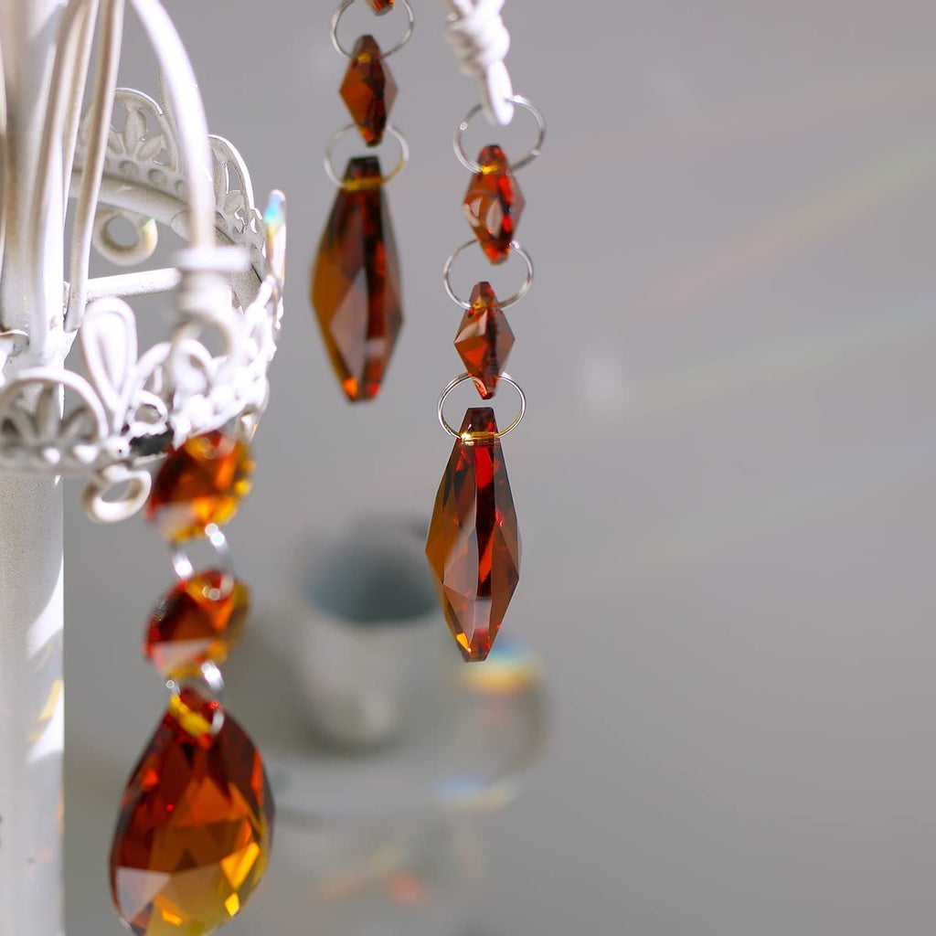 20pcs 38mm Teardrop Chandelier Crystals Pendant Replacement