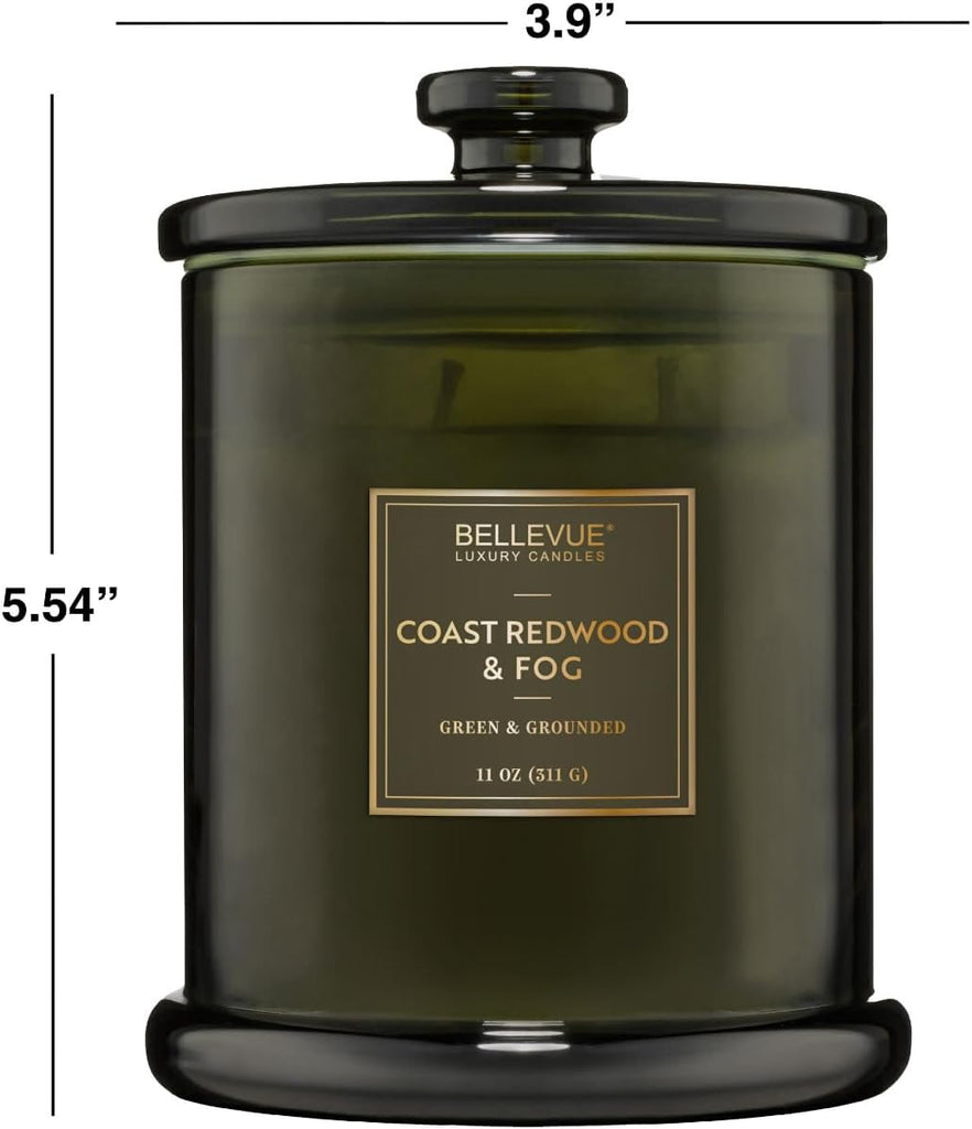 Luxury Glass Jar Candles 11 oz, 4-Pack - Set of 4