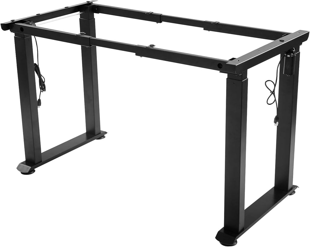 4-Leg Standing Desk Frame with Dual Motor, Electric Adjustable Legs for Max 63'' x 22.83'' Desktop, Heavy Duty 220