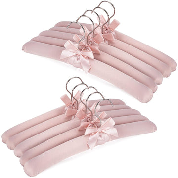 Padded Hangers for Women Clothing, 15 Inch (10 Pack)