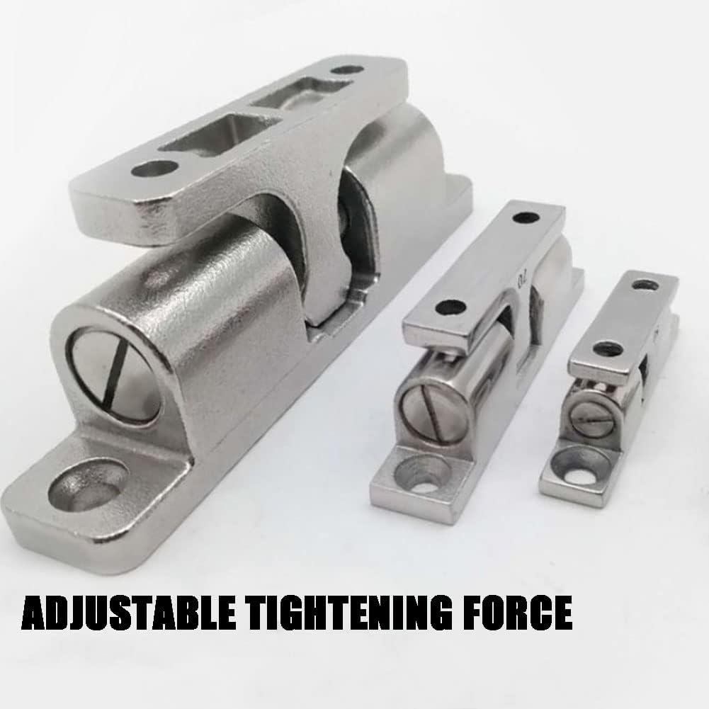 Solid Stainless Steel Cabinet Door Catch, 2Pcs Cabinet Latch Roller Catch Furniture Cabinet Door Dual Ball Tension