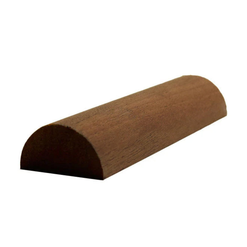 Half Round 1-3/8" Wide x 11/16" Moulding Trim. Unfinished, Cherry, 94"