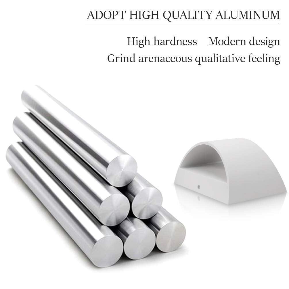 Aluminum Modern Indoor LED Wall Sconce Interior Wall Lights 1 Pack Hardwired Up and Down Wall Mount Light Bedroom