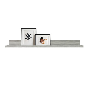 Picture Ledge Shelf, Driftwood, 4.5"D x 47.24" W x 3.5"H, 9602062E