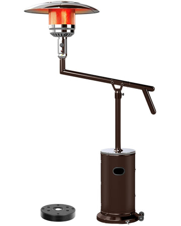 Perfect Position Pyramid Patio Heater, Outdoor Heater with Swivel Arm