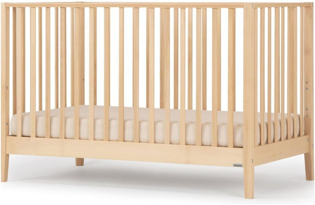 Baby LaLa 3-in-1 Convertible Wood Crib Bed, Made in Italy, Natural | Crib to Toddler & Day Bed, GREENGUARD Gold