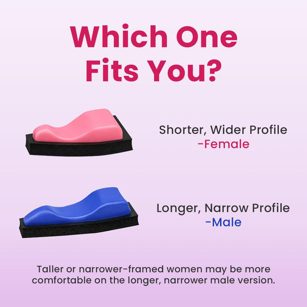 Female Sacrum Support Wedge with 3/4" Elevation Pad & Booklet