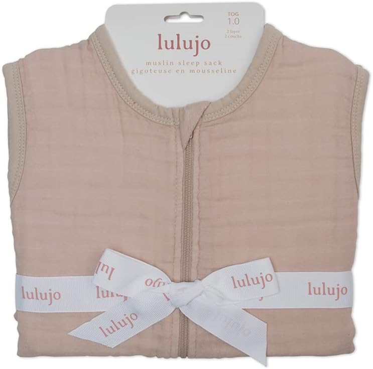 Baby Sleep Sack Wearable Blanket 100% Cotton Sleeveless with Zipper Closure