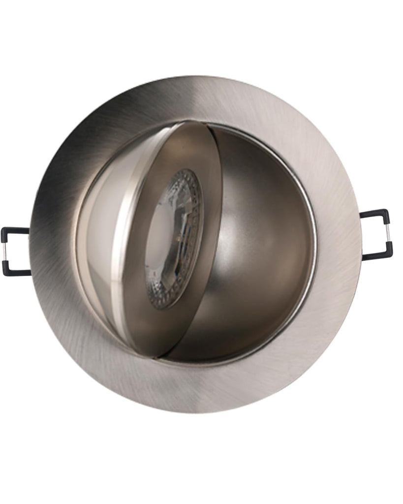 4 Inch Gimbal LED Recessed Lights 6 Pack,5CCT Eyeball Light Nickel