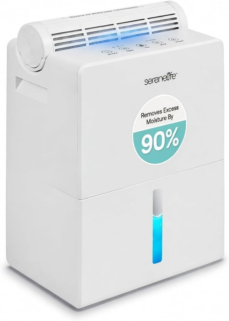 91 OZ Dehumidifier For Home | Covers 1200 SQ FT For Basements, Bedrooms
