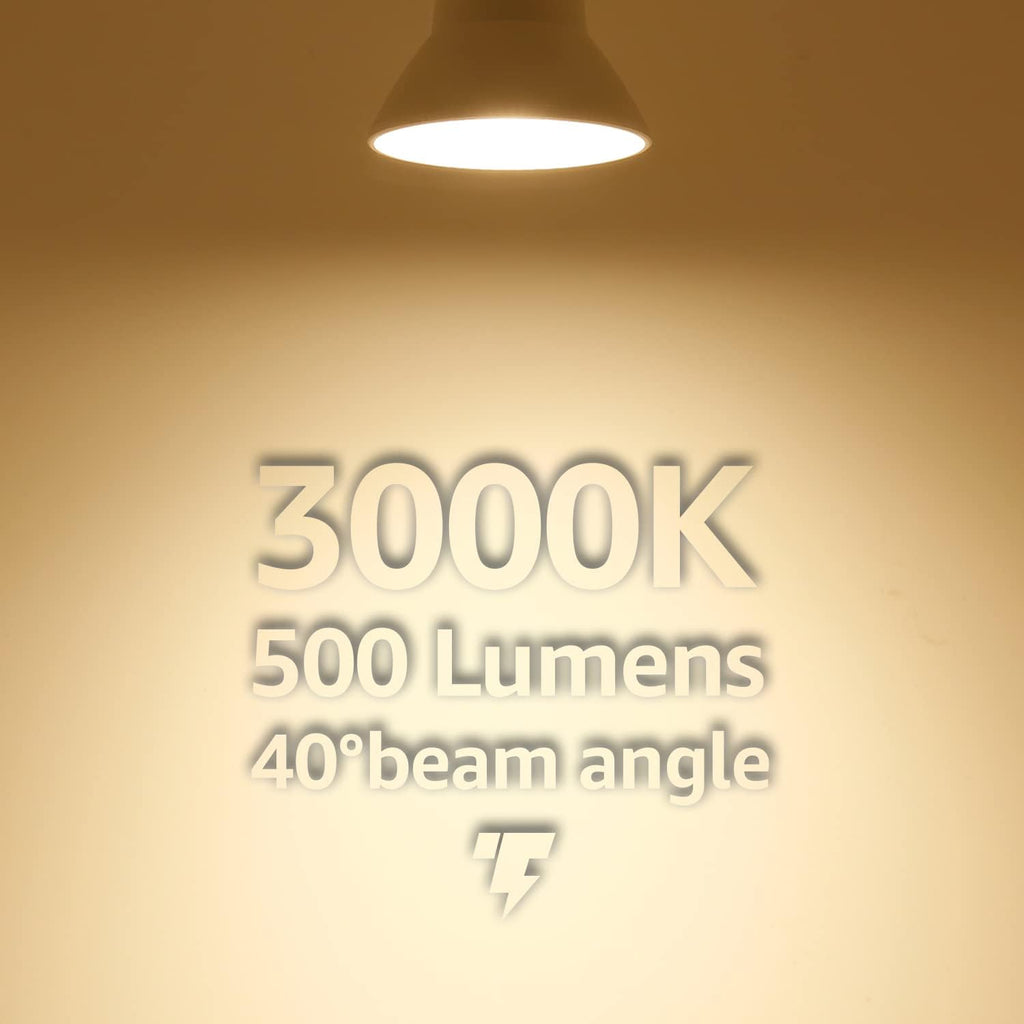 PAR20 LED Bulbs, Dimmable LED Spotlight Bulb, 3000K