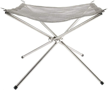 Portable Outdoor Camping Fire Pit Collapsing Steel Mesh Fireplace Folding Wood Burning Stove with Carry Bag