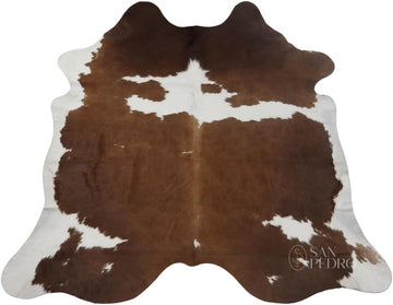 Genuine Brazilian Cowhide Rug, Handmade, Unique Natural Pattern, 100% Brazilian, Premium, Modern Style Animal Skin