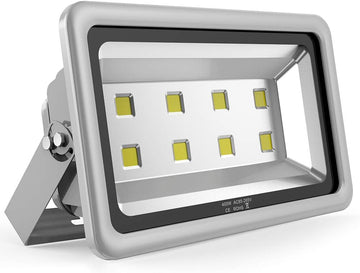 400W LED Flood Light Outdoor,2400W Equivalent 40000LM 6000K Daylight White Super Bright FloodLight with Plug,85-285V