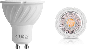 GU10 LED Lamp, 60W Halogen Bulbs Equivalent, 5.5W 600LM, 6000K Daylight White,110V dimmable GU10 Mr16 LED Bulbs