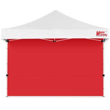 12x12 Pop Up Canopy Sidewall Only 1-Pack Red