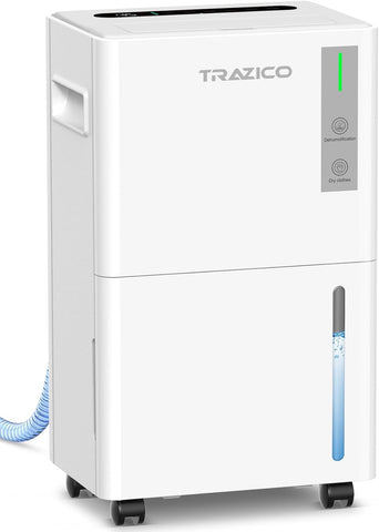 1500 Sq.ft Dehumidifier for Basement, 21 Pint Quiet Dehumidifiers for Home with Drain Hose, Smart Humidity Control