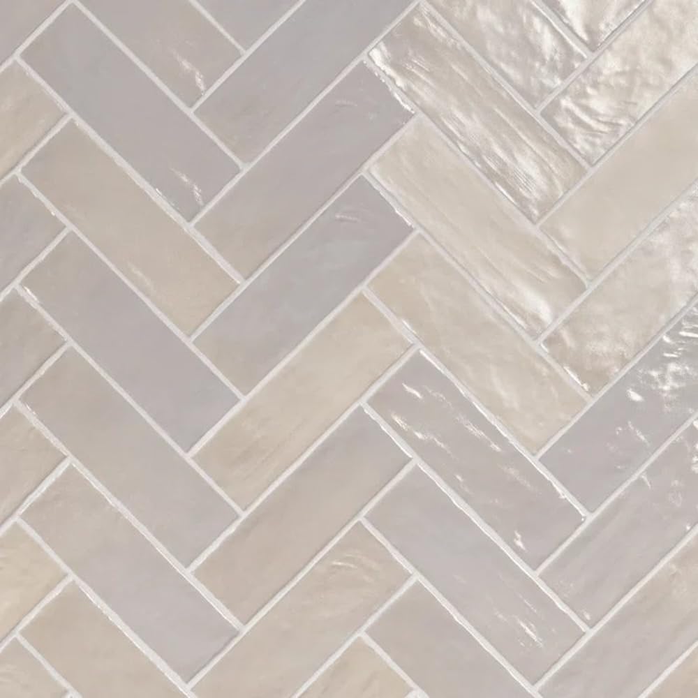 Mallorca Zellige | 2.5"x8" Zellige Ceramic Tile (5.38 Sq. Ft. / Carton) (Cream, Carton)