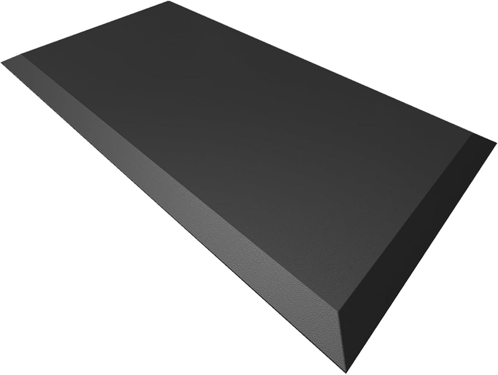 1" Extra Thick Kitchen Floor Mat Anti Fatigue Rug Standing Desk Mats,Black | High-density foam with wear-resistant