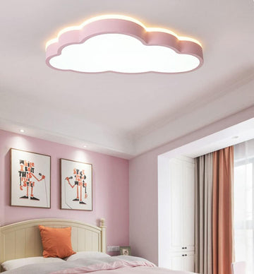 Cloud Shape LED Ceiling Light Kids Room Flush Mount Light Fixture Modern Close to Ceiling Light Baby Room Ceiling