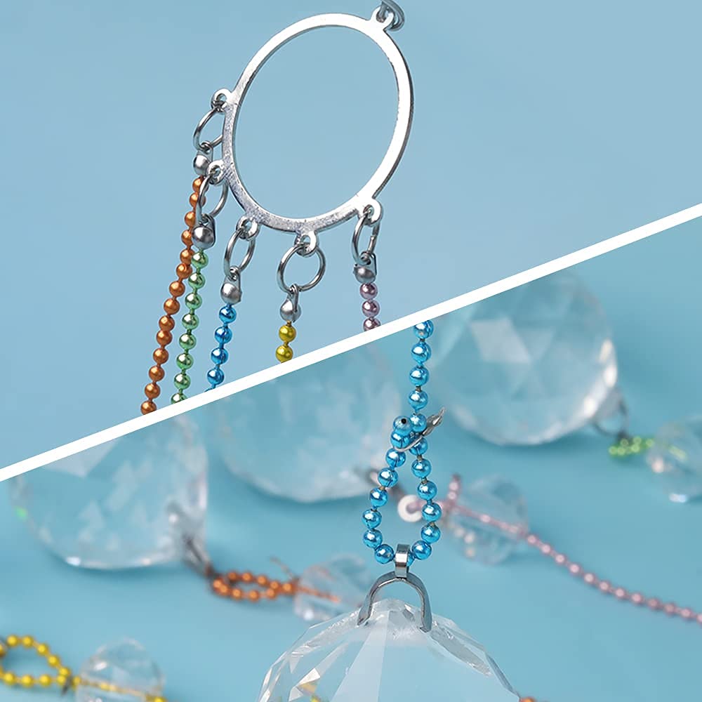 Crystals Ball Prisms Suncatcher Hanging Ornament Rainbow Maker, Garden Decoration